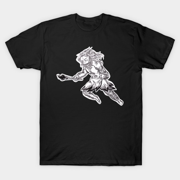 Caveman Jump! T-Shirt by Dearly Mu